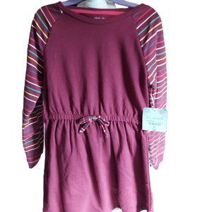Okie Dokie Magenta Long Sleeve Dress Girl's Size 5T